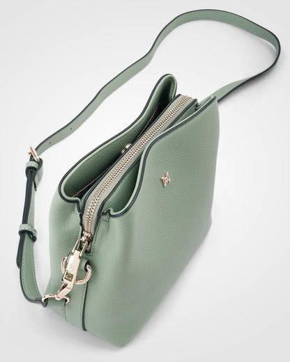 Danni Small 3 Compartment Bucket Crossbody Bag-Handbags-PEROZ Accessories