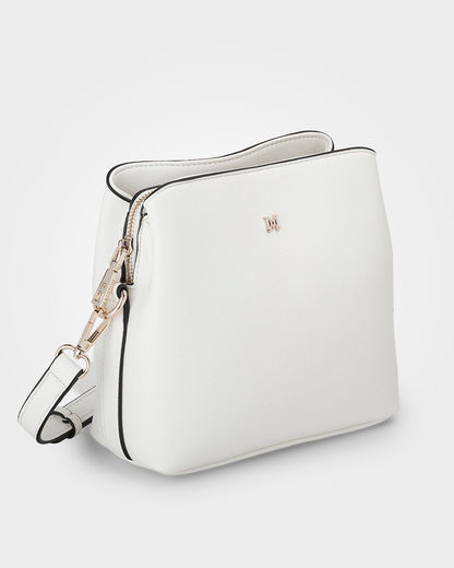 Danni Small 3 Compartment Bucket Crossbody Bag-Handbags-PEROZ Accessories