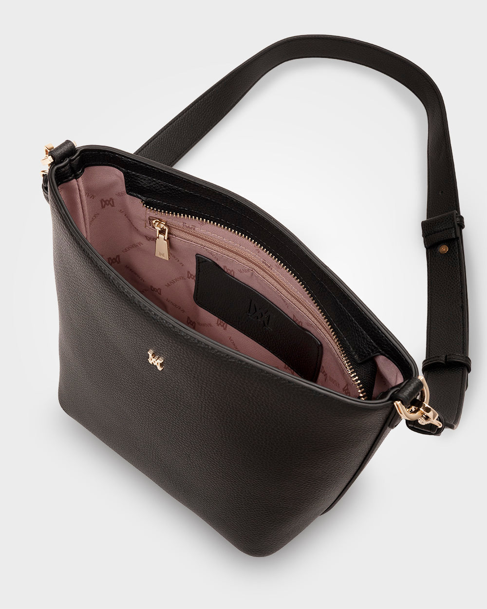 Remi Zip Top Bucket Crossbody Bag-Handbags-PEROZ Accessories