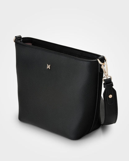 Remi Zip Top Bucket Crossbody Bag-Handbags-PEROZ Accessories