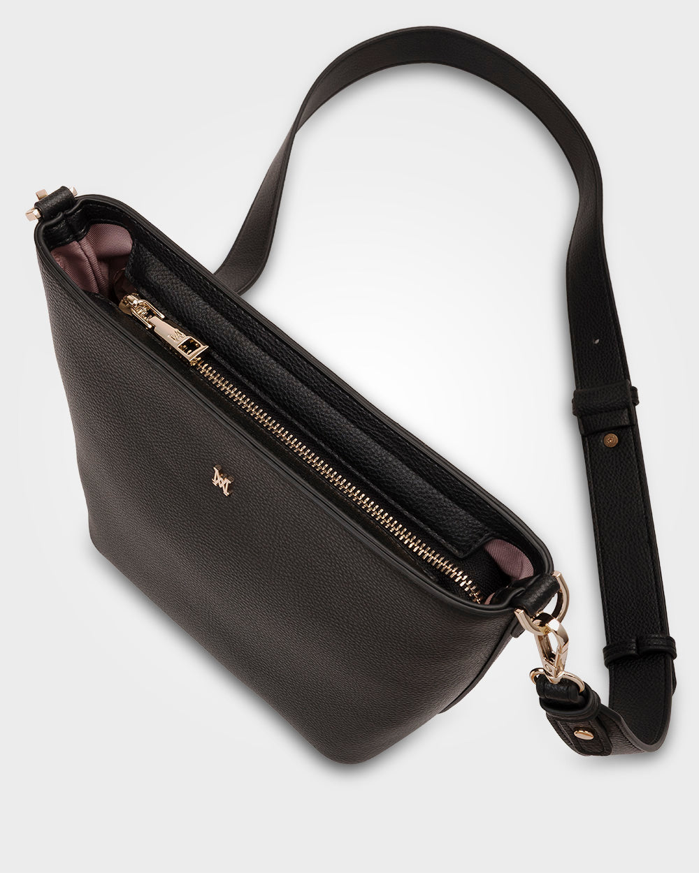 Remi Zip Top Bucket Crossbody Bag-Handbags-PEROZ Accessories