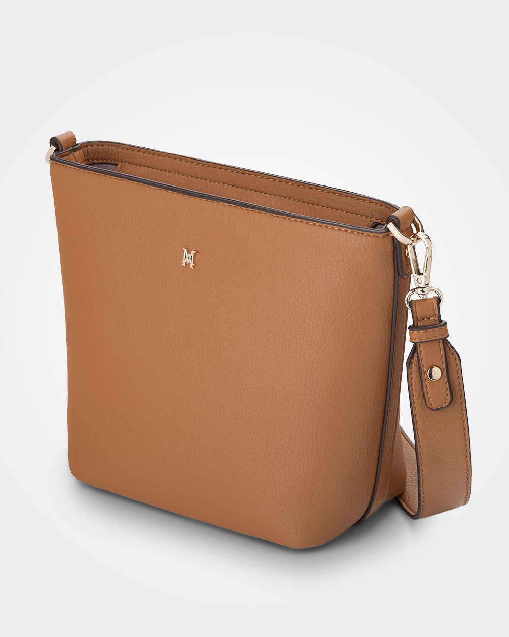 Remi Zip Top Bucket Crossbody Bag-Handbags-PEROZ Accessories