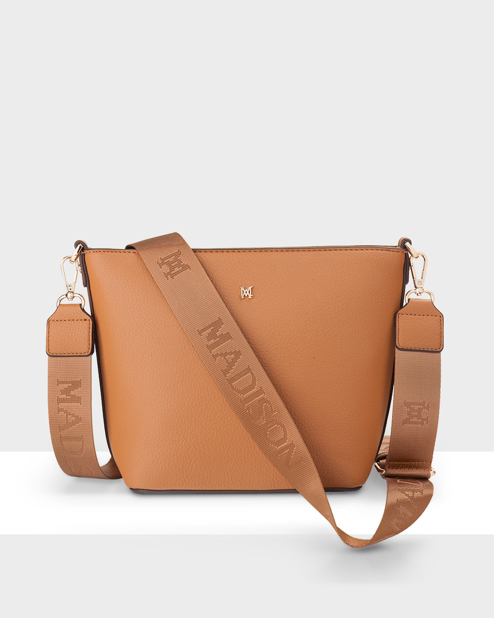 Remi Zip Top Bucket Crossbody Bag-Handbags-PEROZ Accessories