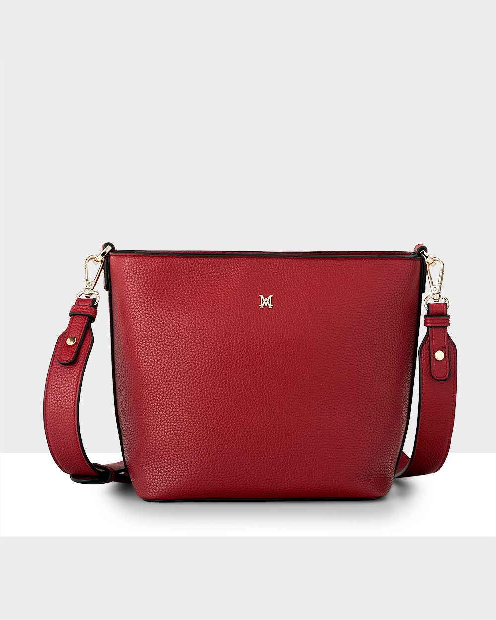 Remi Zip Top Bucket Crossbody Bag-Handbags-PEROZ Accessories
