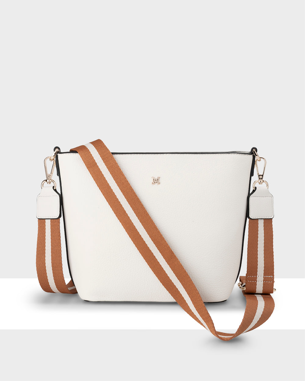 Remi Zip Top Bucket Crossbody Bag-Handbags-PEROZ Accessories