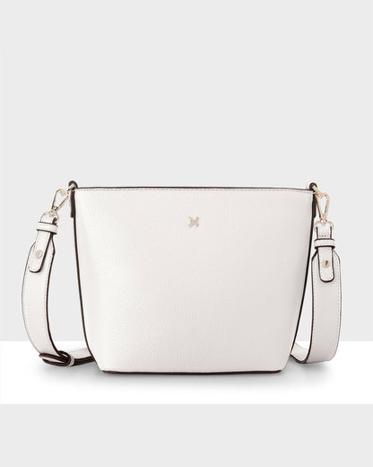Remi Zip Top Bucket Crossbody Bag-Handbags-PEROZ Accessories