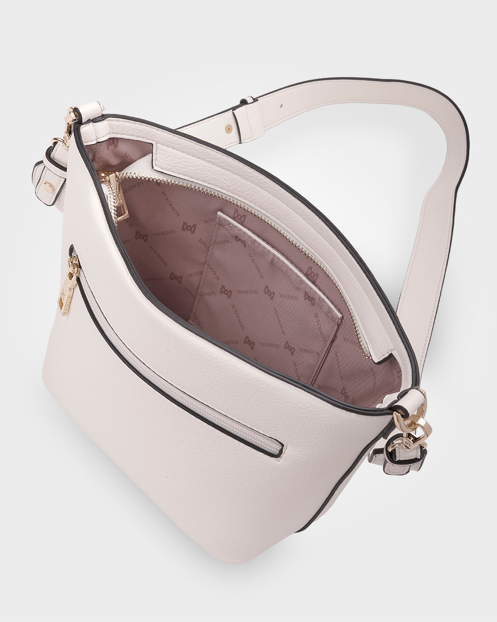 Remi Zip Top Bucket Crossbody Bag-Handbags-PEROZ Accessories