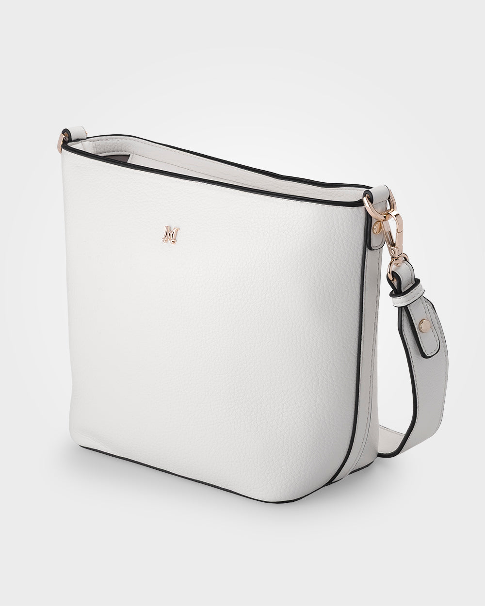 Remi Zip Top Bucket Crossbody Bag-Handbags-PEROZ Accessories