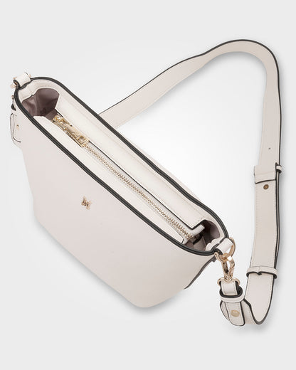 Remi Zip Top Bucket Crossbody Bag-Handbags-PEROZ Accessories
