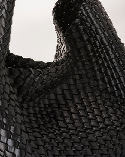 Lydia Weave Large Hobo-Handbags-PEROZ Accessories