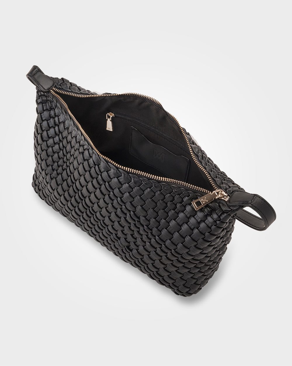 Logan Weave Zip Top Medium Hobo Shoulder Bag-Handbags-PEROZ Accessories