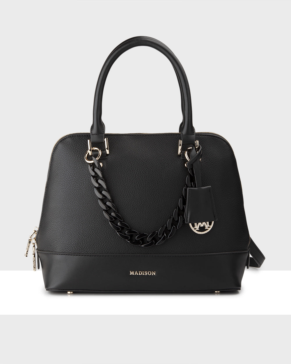 Grace Medium Dome Satchel Bag + Resin Chain-PEROZ Accessories