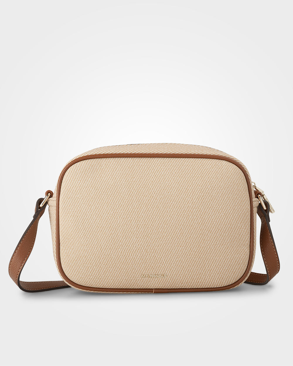 Roxanne Small Camera Crossbody Bag With Front Zip Pocket-Handbags-PEROZ Accessories