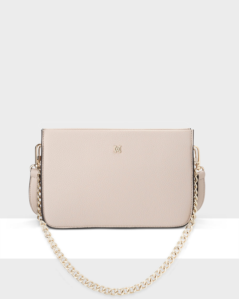 Lucinda Zip Top Convertible Chain &amp; Crossbody Bag-Handbags-PEROZ Accessories