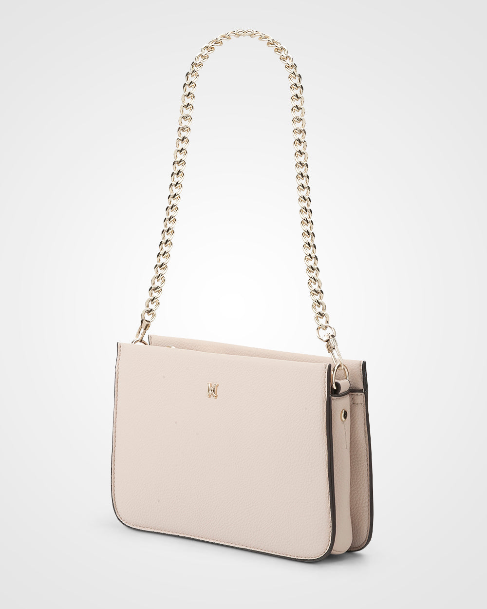 Lucinda Zip Top Convertible Chain &amp; Crossbody Bag-Handbags-PEROZ Accessories