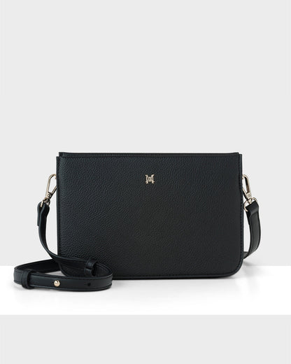 Lucinda Zip Top 3 Compartment Crossbody Bag-Handbags-PEROZ Accessories