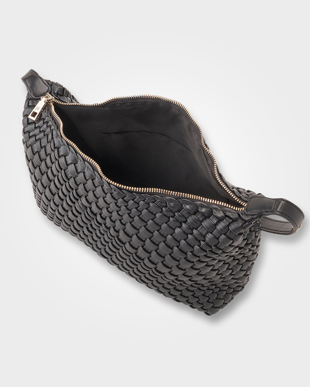 Leah Weave Small Zip Top Crossbody Bag-Handbags-PEROZ Accessories