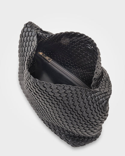 Lydia Weave Large Hobo-Handbags-PEROZ Accessories