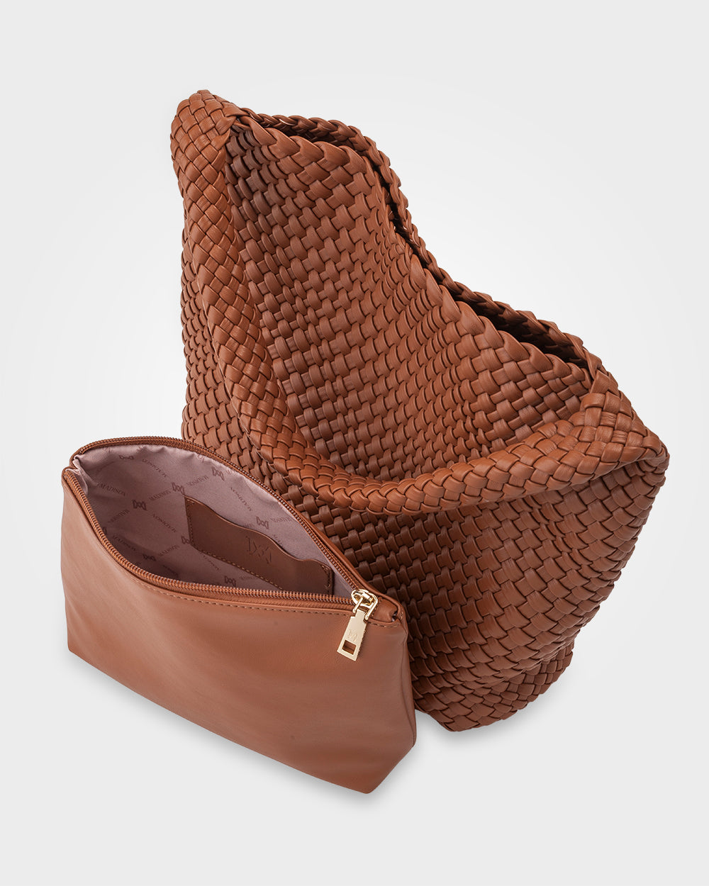 Lydia Weave Large Hobo-Handbags-PEROZ Accessories