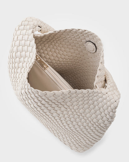 Lydia Weave Large Hobo-Handbags-PEROZ Accessories