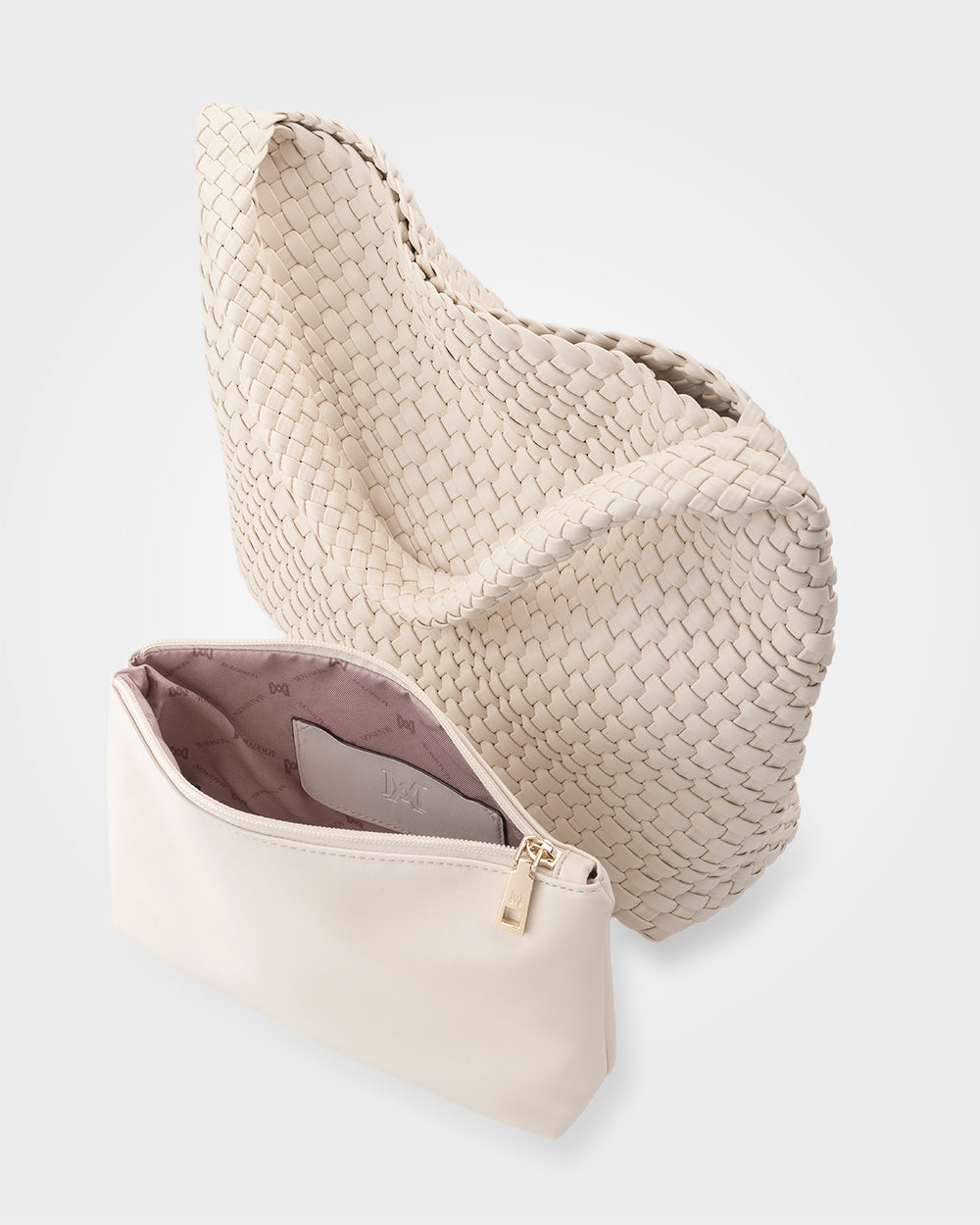 Lydia Weave Large Hobo-Handbags-PEROZ Accessories