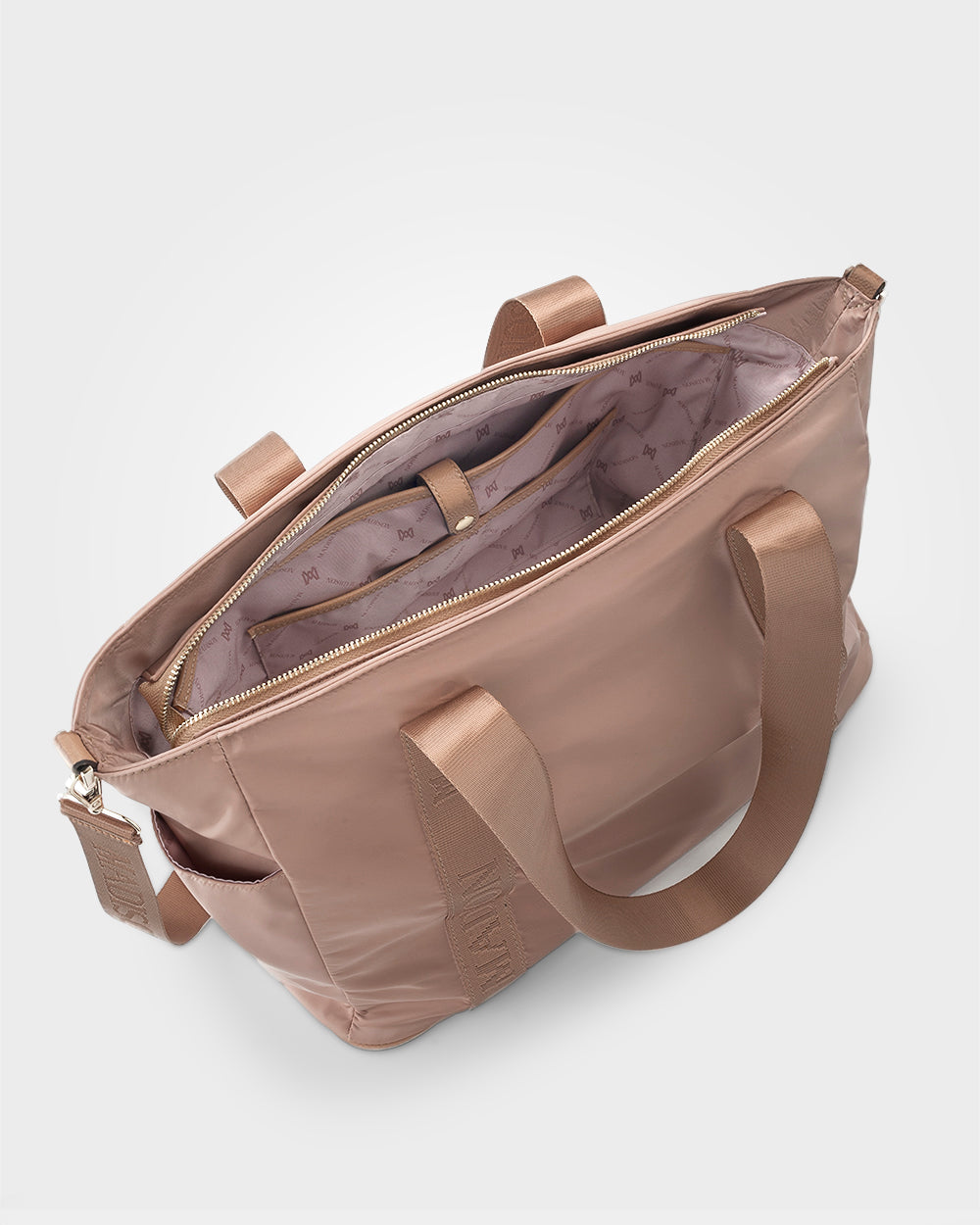 Anita Large Nylon Baby Bag With Change Mat, Stroller Clips &amp; Zip Pouch-Handbags-PEROZ Accessories