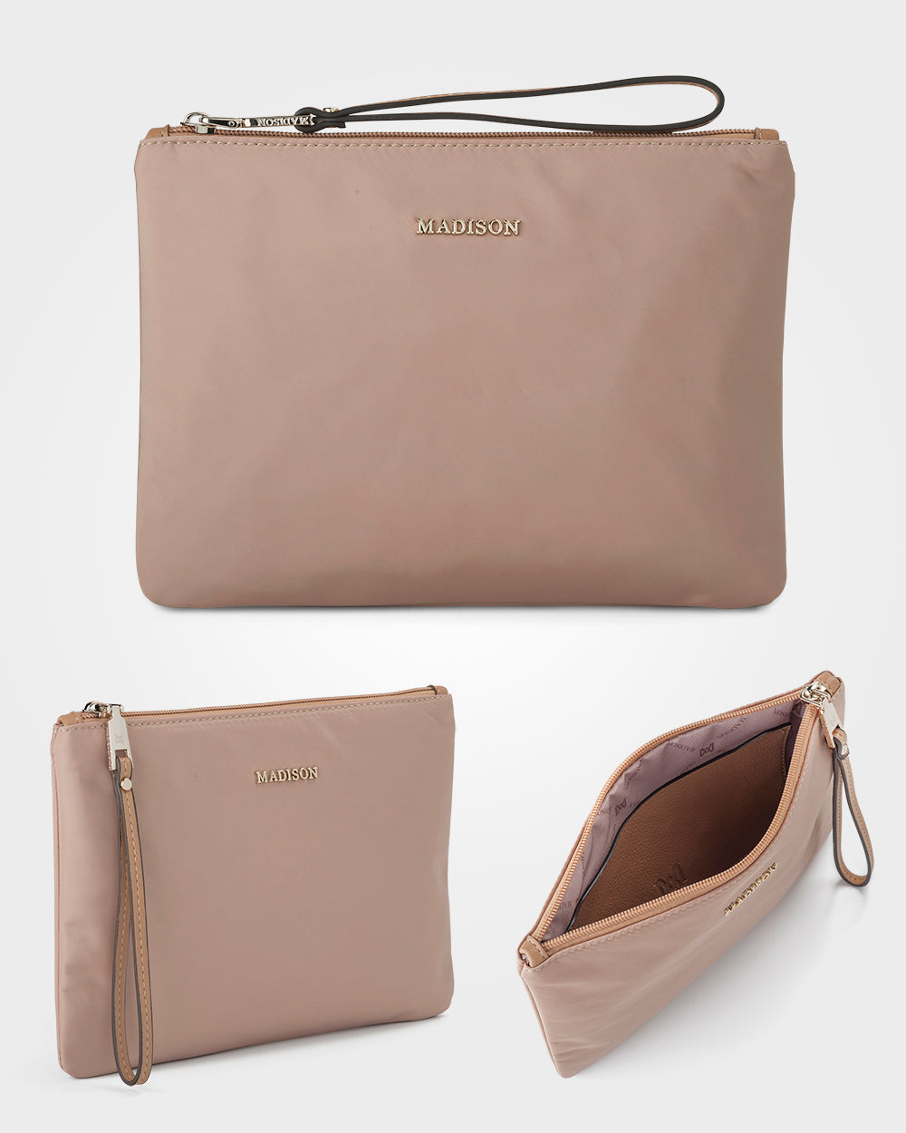 Anita Large Nylon Baby Bag With Change Mat, Stroller Clips &amp; Zip Pouch-Handbags-PEROZ Accessories