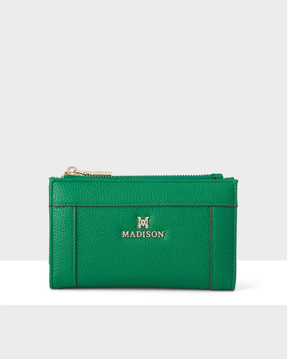 Lexi Medium Bi-Fold Zip Wallet-PEROZ Accessories