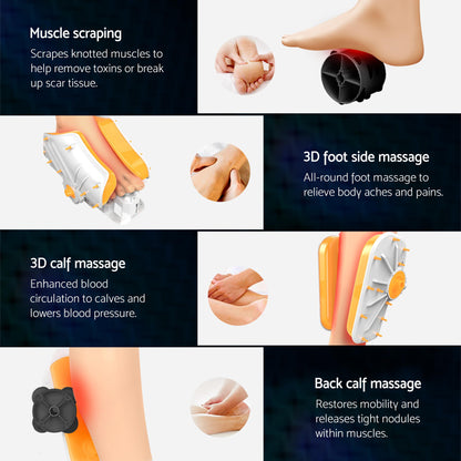 Livemor Massage Cushion Heating Massage Seats With Calf Foot Massager-Health &amp; Beauty > Massage &amp; Relaxation > Massagers-PEROZ Accessories