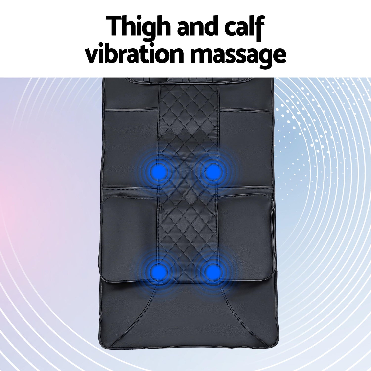 Livemor Massage Mat Heated Kneading Neck Massager Lumbar Airbag Stretch-Health &amp; Beauty > Massage &amp; Relaxation > Massagers-PEROZ Accessories