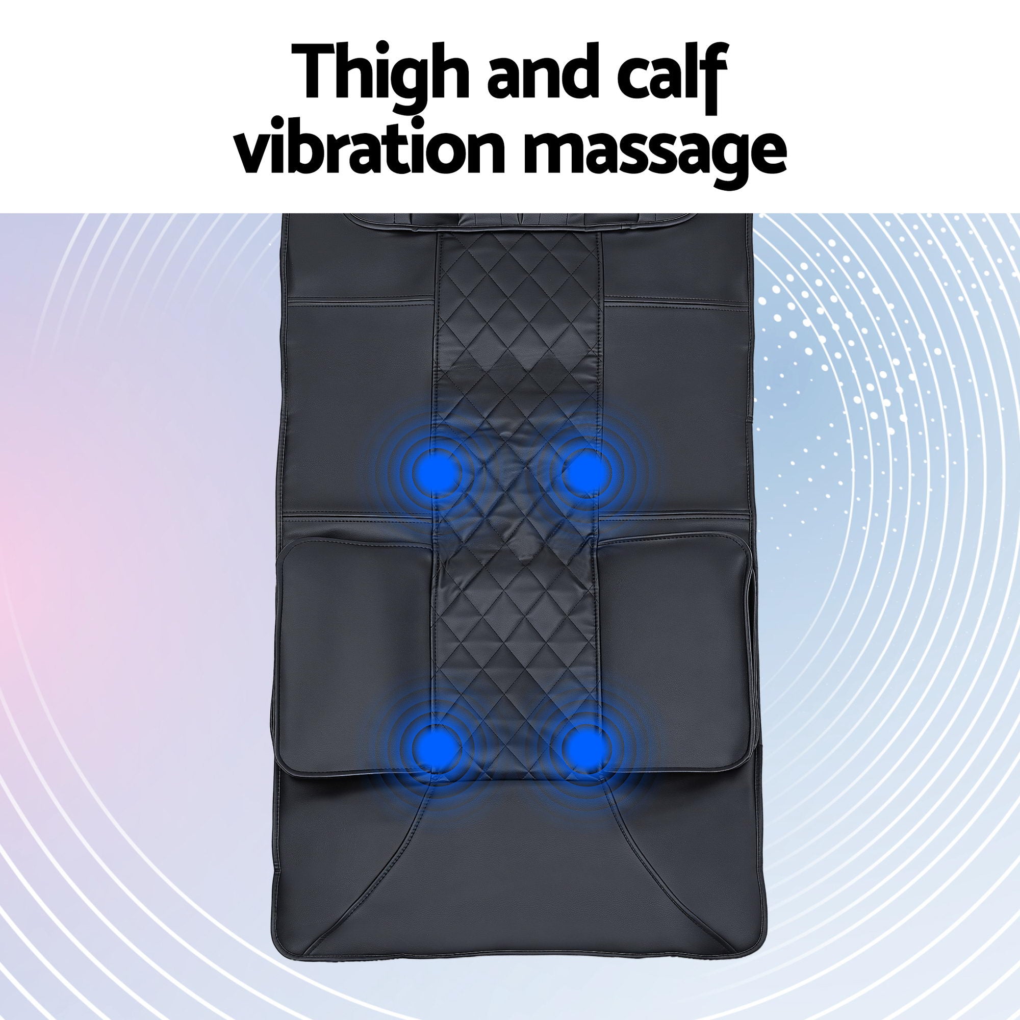 Livemor Massage Mat Heated Kneading Neck Massager Lumbar Airbag Stretch-Health &amp; Beauty > Massage &amp; Relaxation > Massagers-PEROZ Accessories