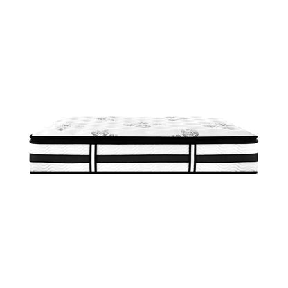 BEDRA BEDDING King Mattress Cool Gel Bed Medium Firm Mattress with Pocket Spring 34cm Thickness-Mattresses-PEROZ Accessories