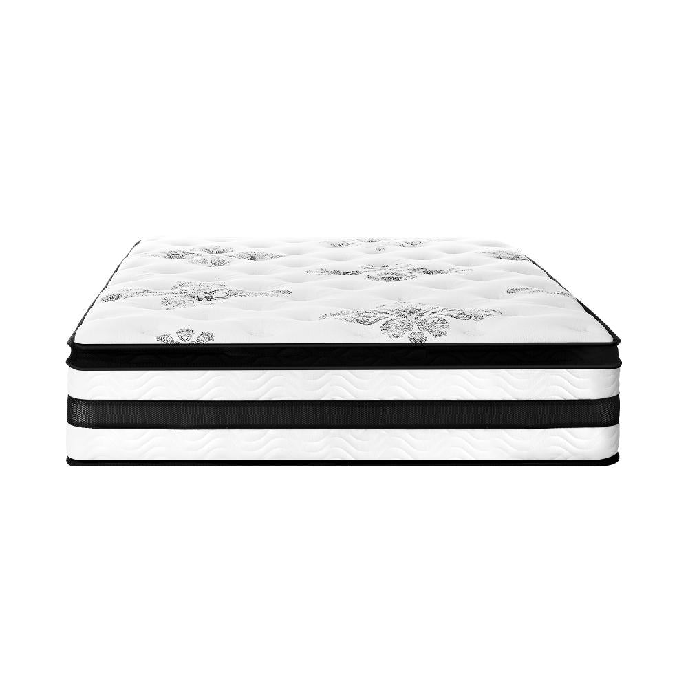 BEDRA BEDDING King Mattress Cool Gel Bed Medium Firm Mattress with Pocket Spring 34cm Thickness-Mattresses-PEROZ Accessories