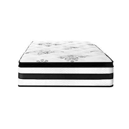 BEDRA BEDDING King Single Mattress Cool Gel Bed Medium Firm Mattress with Pocket Spring 34cm Thickness-Mattresses-PEROZ Accessories