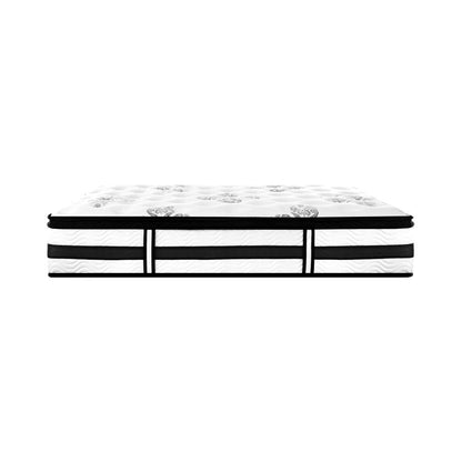 BEDRA BEDDING King Single Mattress Cool Gel Bed Medium Firm Mattress with Pocket Spring 34cm Thickness-Mattresses-PEROZ Accessories
