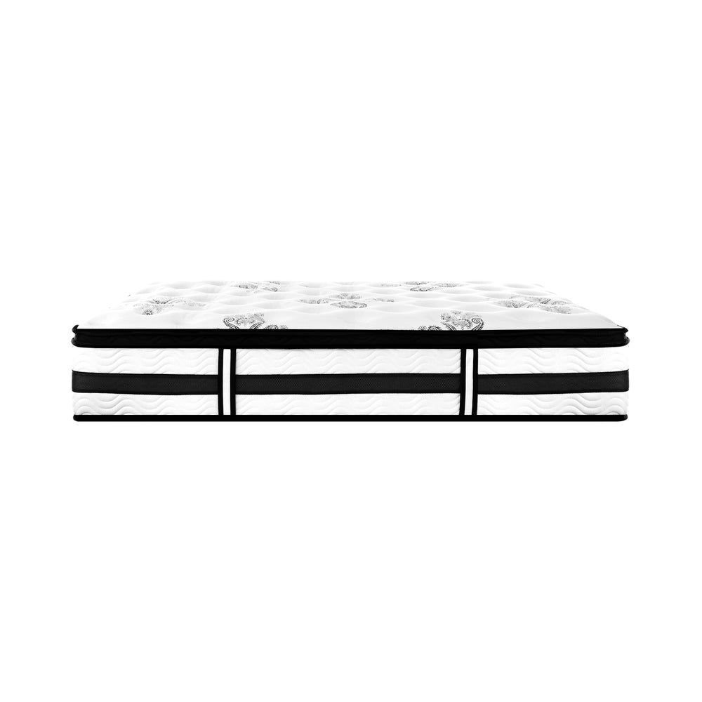 BEDRA BEDDING King Single Mattress Cool Gel Bed Medium Firm Mattress with Pocket Spring 34cm Thickness-Mattresses-PEROZ Accessories