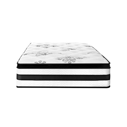 BEDRA BEDDING King Single Mattress Cool Gel Bed Medium Firm Mattress with Pocket Spring 34cm Thickness-Mattresses-PEROZ Accessories
