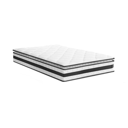 BEDRA BEDDING King Single Mattress Pillow Top Cool Gel Foam Bonnell Spring 21cm-Mattresses-PEROZ Accessories