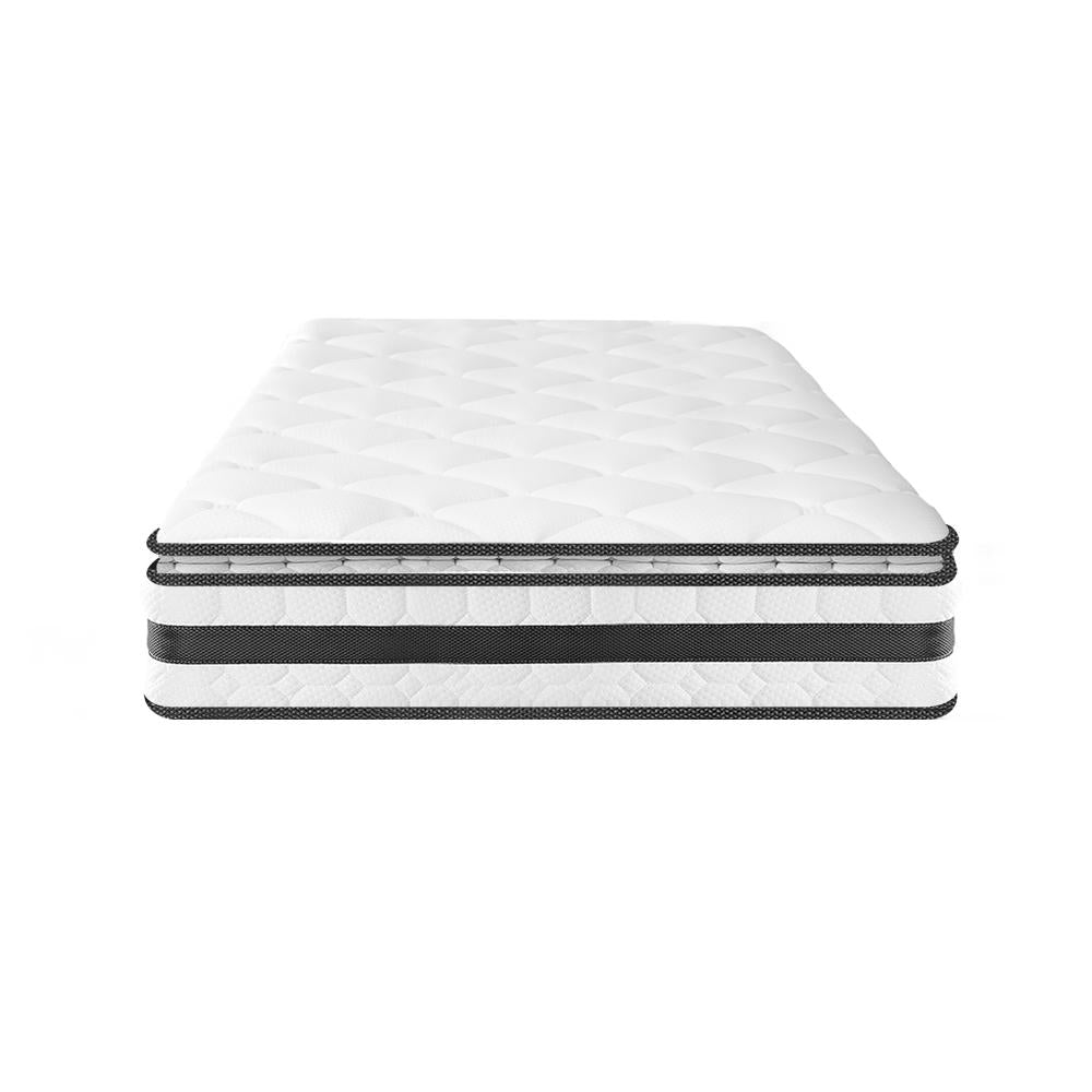 BEDRA BEDDING King Single Mattress Pillow Top Cool Gel Foam Bonnell Spring 21cm-Mattresses-PEROZ Accessories