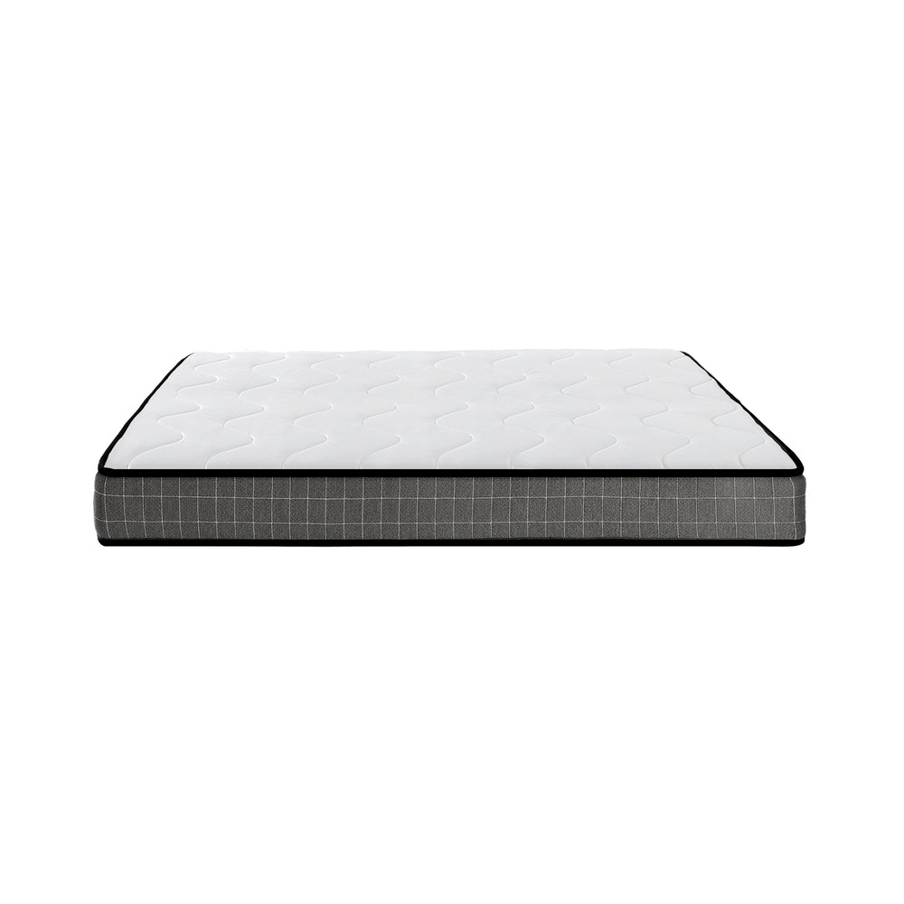 Bedra Double Mattress Tight Top Bonnell Spring Bed Foam Medium Firm 13CM-Mattresses-PEROZ Accessories