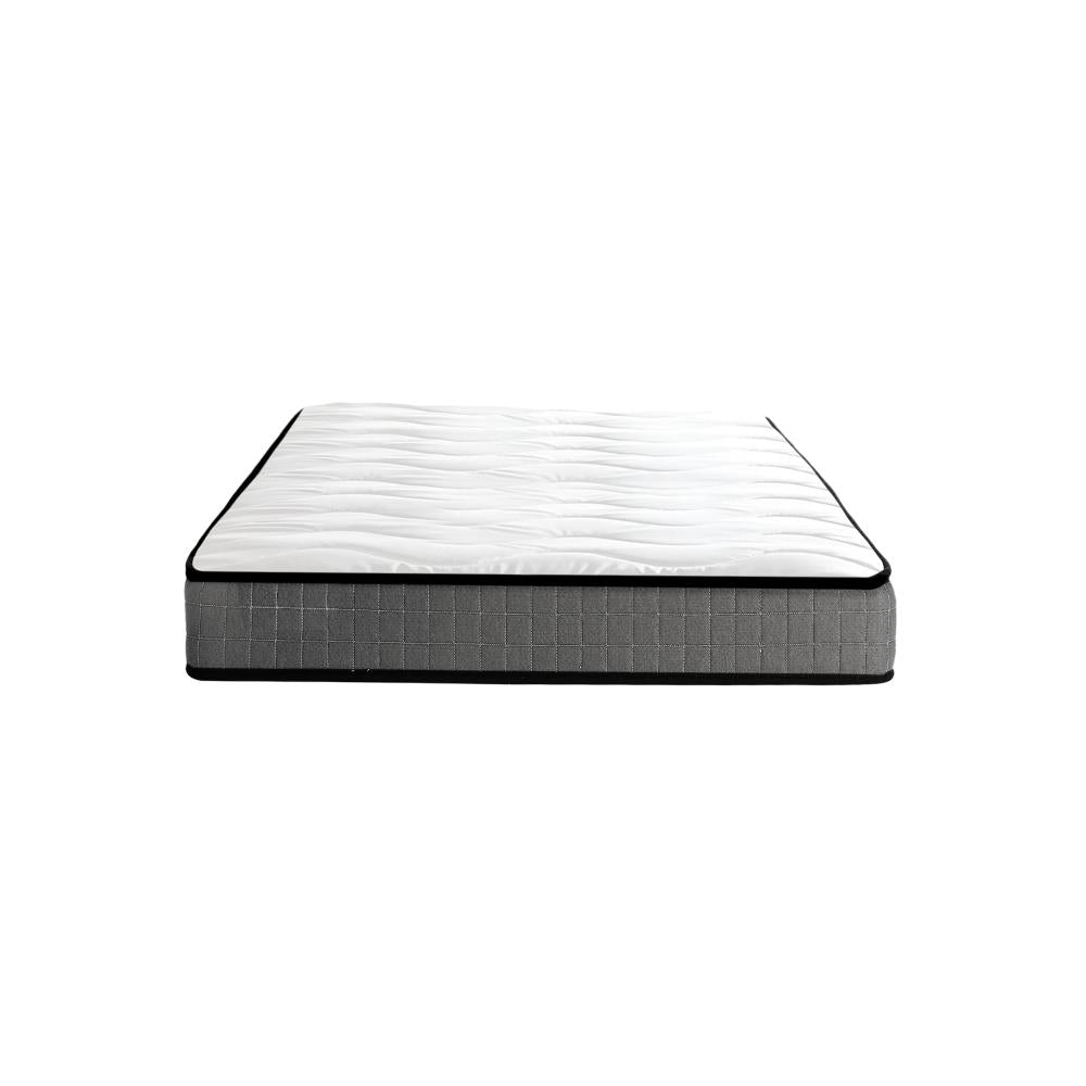 Bedra King Single Mattress Bed Tight Top Bonnell Spring Foam Medium Firm 13CM-Mattresses-PEROZ Accessories