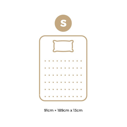 Bedra Single Mattress Tight Top Bed Bonnell Spring Foam 13CM Medium Firm-Mattresses-PEROZ Accessories