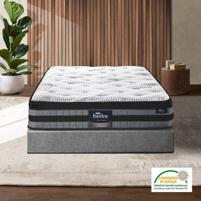 Bedra Single Mattress Cool Gel Foam Bonnell Spring Luxury Pillow Top Bed 22cm-Mattress-PEROZ Accessories