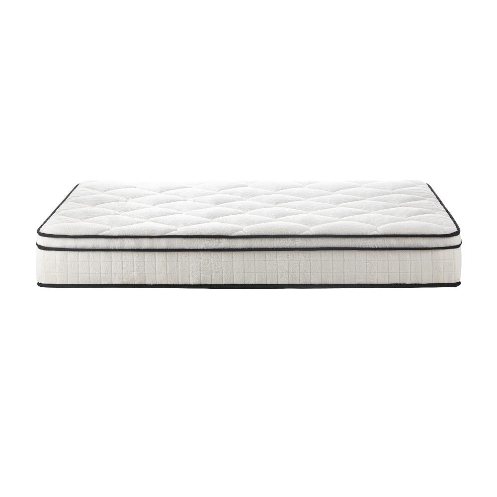 Bedra Boucle Double Mattress Memory Foam Pocket Spring Euro Top-Mattresses-PEROZ Accessories