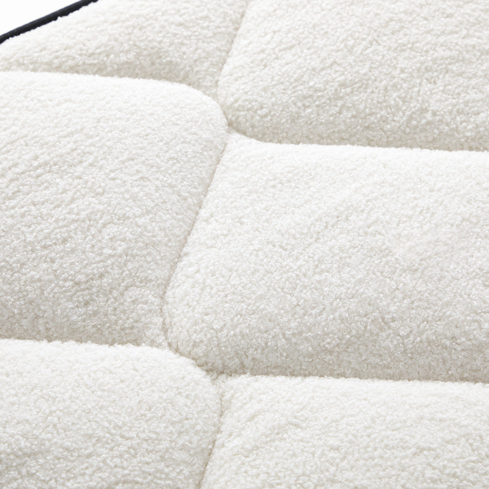 Bedra Boucle King Mattress Memory Foam Pocket Spring Euro Top-Mattresses-PEROZ Accessories