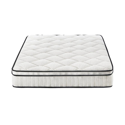 Bedra Boucle Queen Mattress Memory Foam Pocket Spring Euro Top-Mattresses-PEROZ Accessories