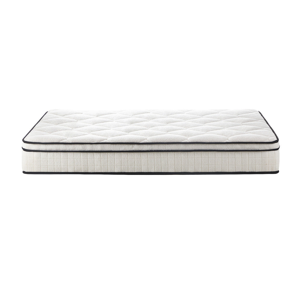 Bedra Boucle Queen Mattress Memory Foam Pocket Spring Euro Top-Mattresses-PEROZ Accessories