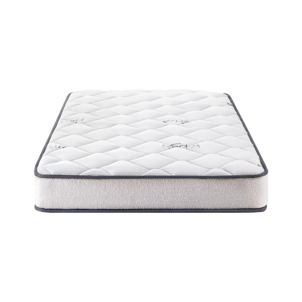 Bedra King Single Mattress Boucle Bonnell Spring 16cm-Mattresses-PEROZ Accessories