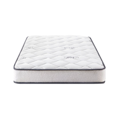 Bedra Single Mattress Boucle Bonnell Spring 16cm-Mattresses-PEROZ Accessories