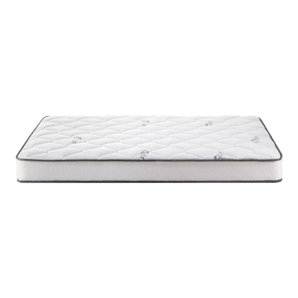 Bedra Single Mattress Boucle Bonnell Spring 16cm-Mattresses-PEROZ Accessories